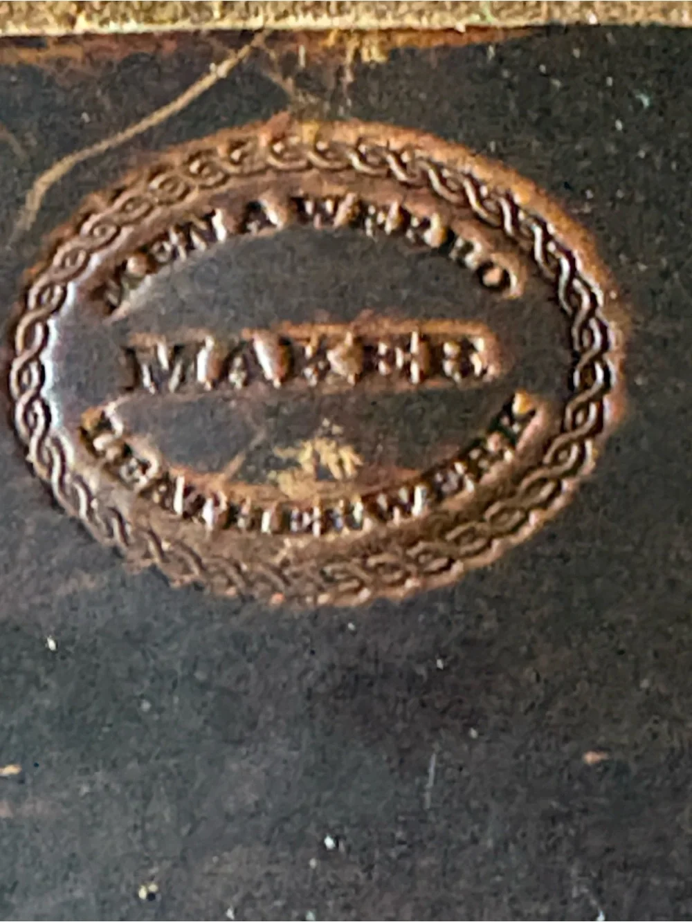 Dark Brown Leather coin holder